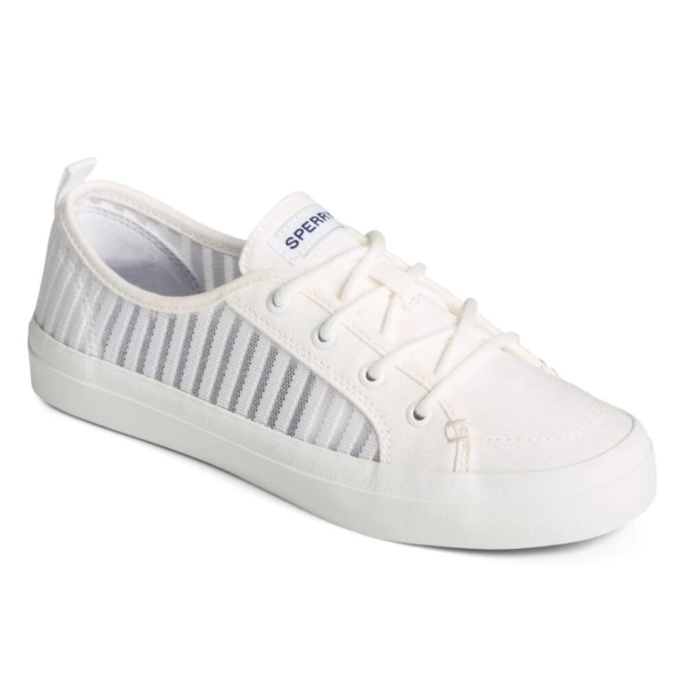 Sperry SeaCycled Crest Vibe mesh sneaker in white